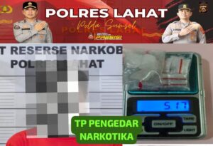 SATRESNARKOBA POLRES LAHAT AMANKAN 7(TUJUH) PAKET SABU DAN 1(SATU) TERSANGKA