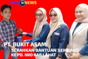 RATUSAN PAKET SEMBAKO PT. BA  DI SALURKAN KE  SAHABAT  MEDIA DI KABUPATEN LAHAT