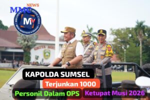 KAPOLDA SUMSEL TERJUNKAN 1000 PERSONIL SIAP AMANKAN OPS KETUPAT MUSI 2026