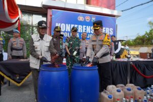 Polres Bojonegoro Gelar Konferensi Pers hasil Ungkap Ops Pekat Semeru 2026
