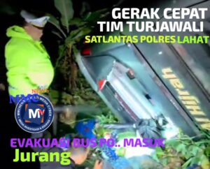 LAYANAN DARURAT 110 , GERAK CEPAT RESPON UNIT TURJAWALI SATLANTAS POLRES LAHAT