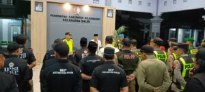 Jaga Kondusifitas di Malam Takbir, Forkopimcam Balen gelar Apel Siaga