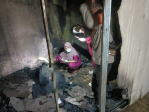 Rumah Milik W Warga Dander Bojonegoro Terbakar