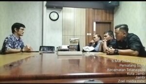 Kepala Satker ll Wilayah Provinsi Jambi. Menerima JARI Terkait Dugaan Proyek Di Kabupaten Kerinci.