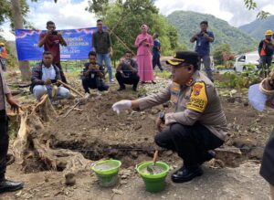 Polres Ende Mulai Bangun Gedung SPPG Slog Polri untuk Dukung Program Gizi Nasional