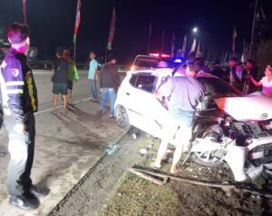 Kecelakaan Maut di Jatipelem Jombang, Satu Penumpang Tewas, Mobil Ayla Ringsek Parah