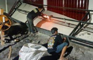 Viral..!! Teras Kanopi KDKMP di Padang Trucuk yang Ambruk Tuai Sorotan Publik