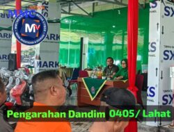 DANDIM 0405/ LAHAT PIMPIN GIAT JALAN SANTAI.