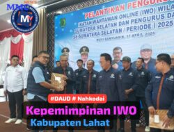 DAUD – Nahkodai IWO Tampil Era Baru Berkomitmen  Kepemimpinan PD- IWO Lahat Berintegritas  dan Profesional