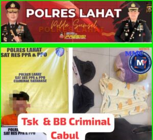 Satres Unit PPA-PPO POLRES LAHAT BERHASIL AMANKAN PELAKU CABUL